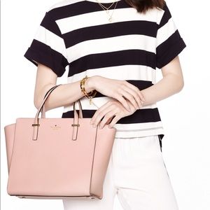 Kate Spade Pink Top Handle bag w/cross body strap